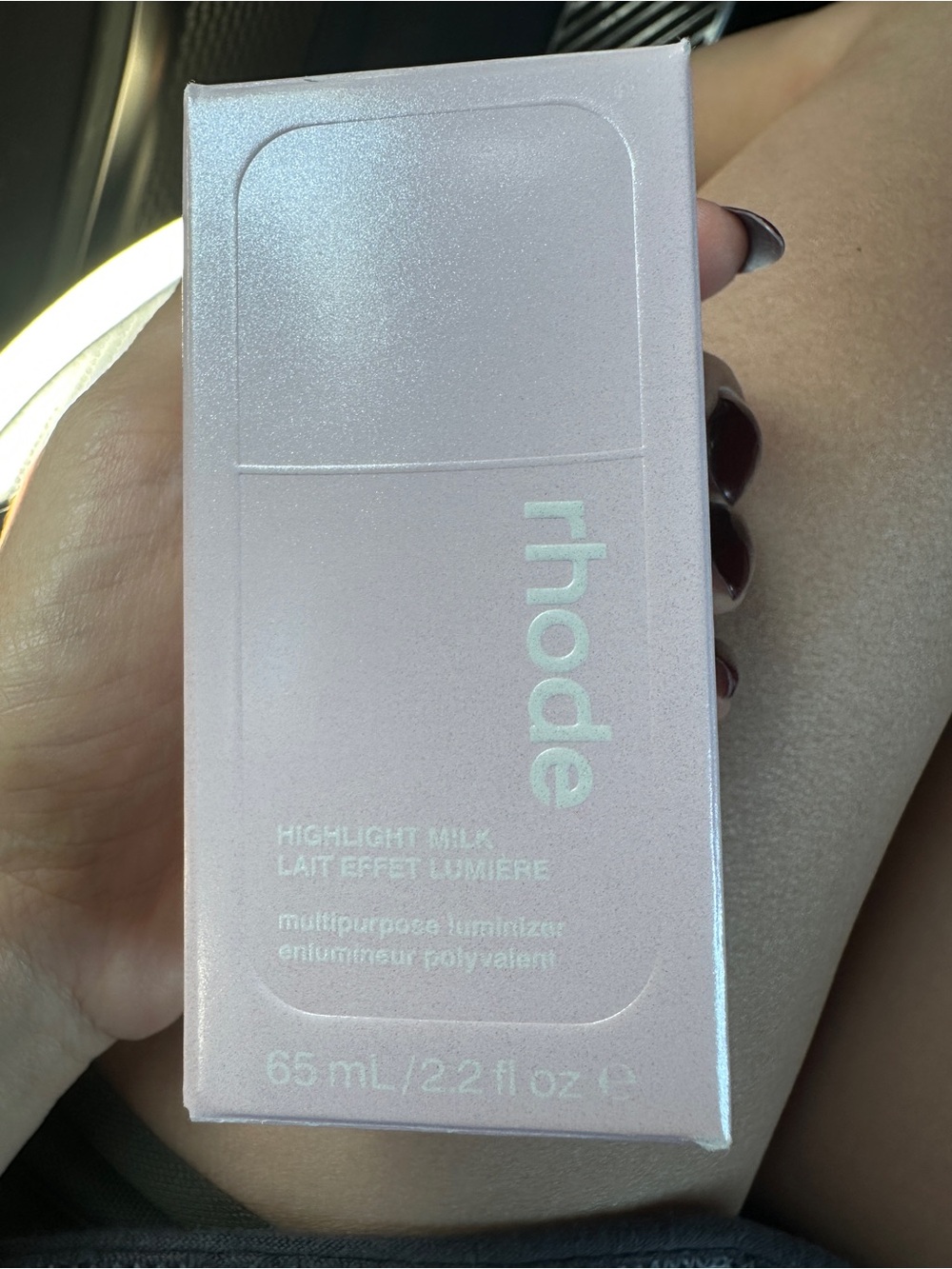 Rhode luminizer milk pearly pink